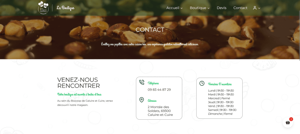 Les Toques vertes - Contact